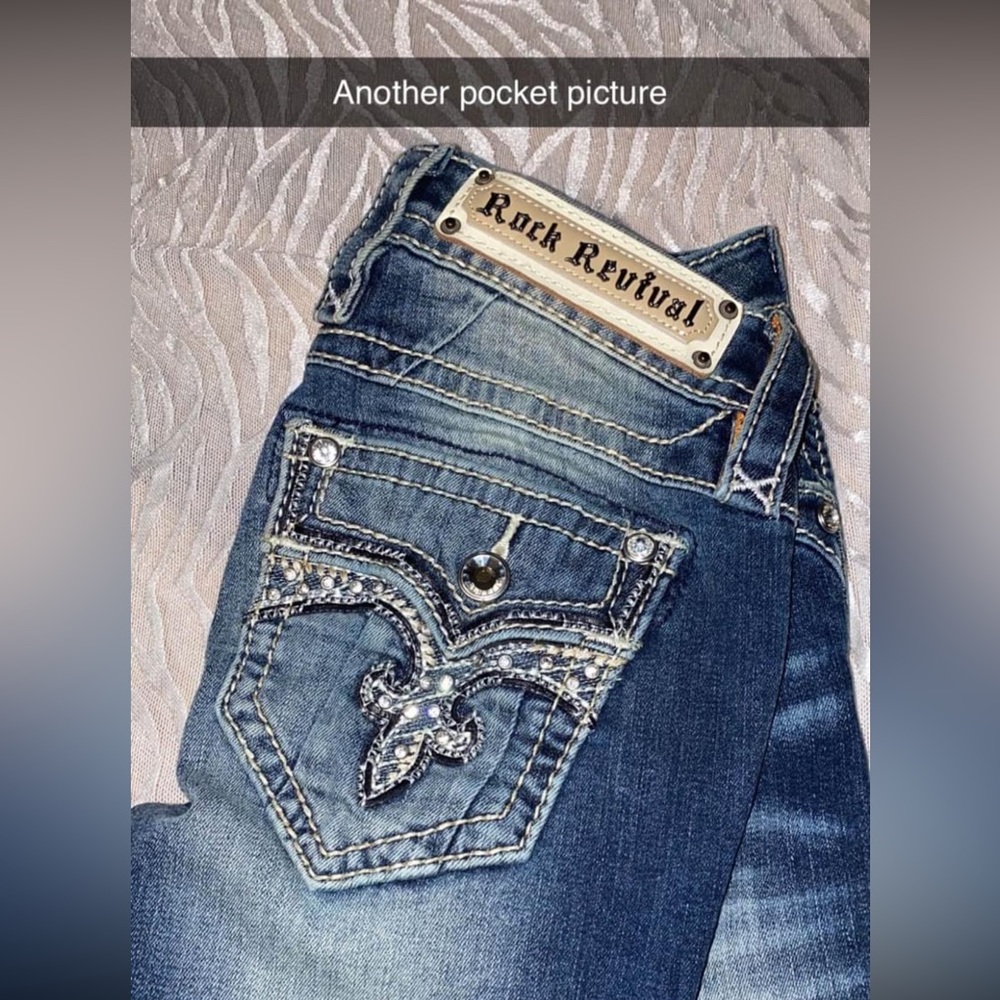 Rock revival jeans never worn or washed paid $200 asking $65 OBO